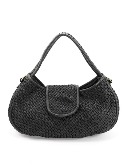 Klassisch braune Schultertasche für Damen aus naturbelassenem Leder, ideal als elegante Damentasche für den Business-Alltag oder Freizeit.