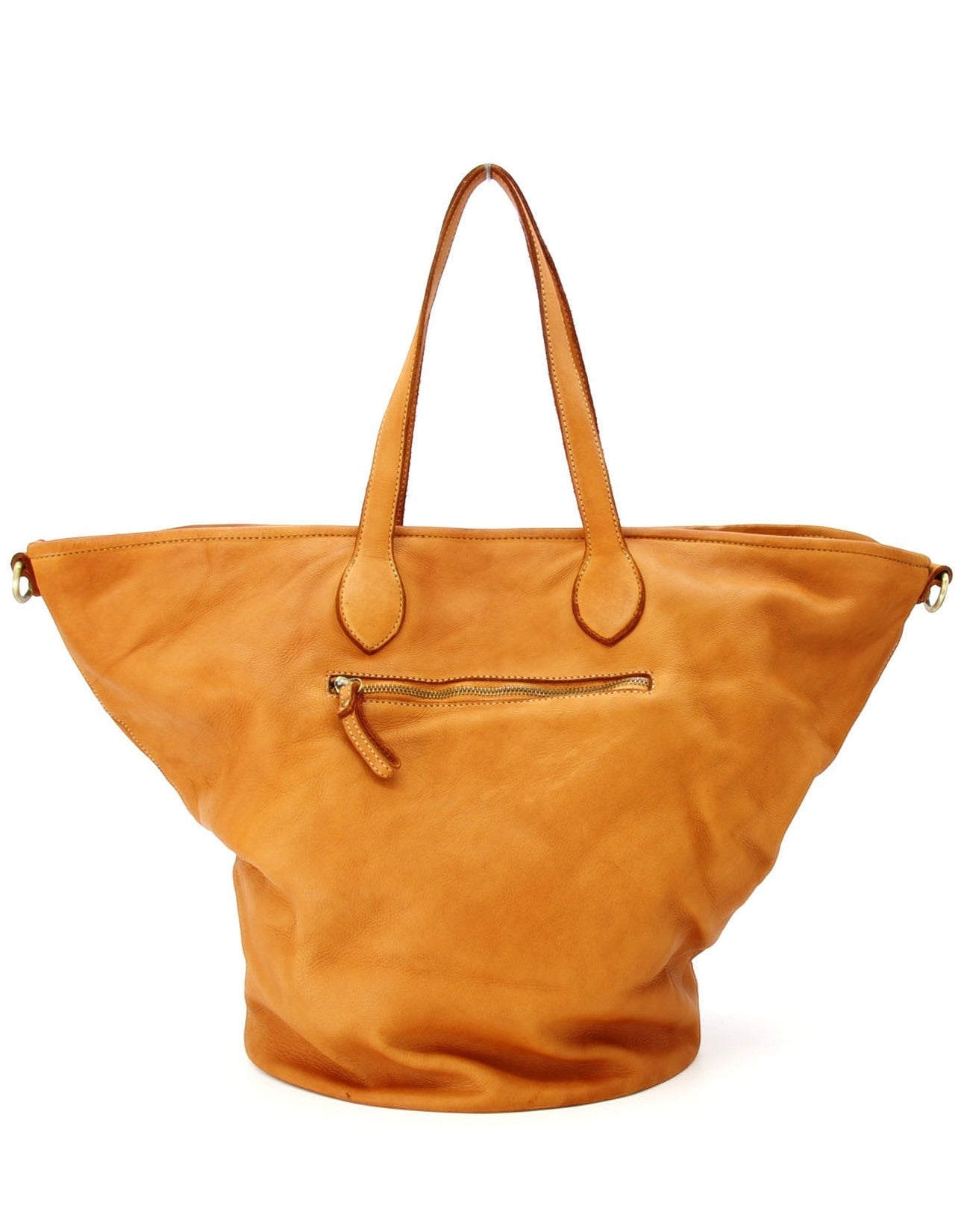 MILANO ● Große Leder Shopper Tasche in Trapezform – Geflochtenes Design & A4 Format Sacktaschen.com