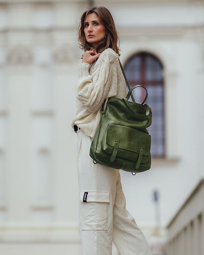 MORENO™ 3en1 Sac cabas en cuir avec fonction sac à dos