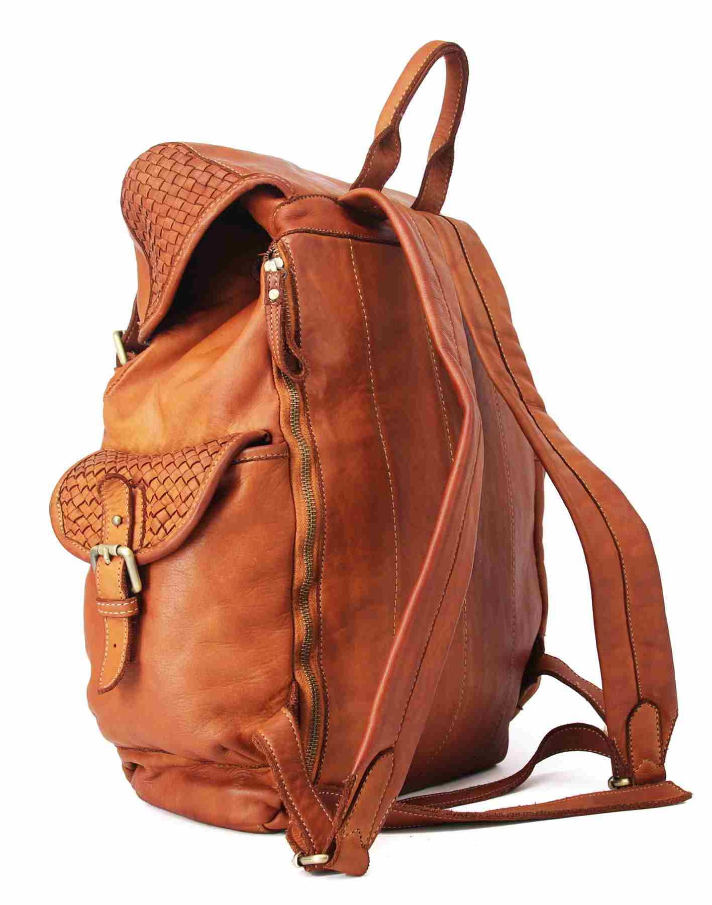 APPIA XL – Large Unisex Vintage Leather Backpack – Sacktaschen