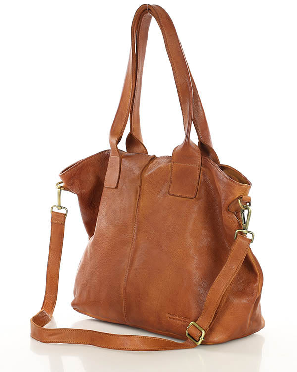 LORETTA™ Großer Tote Shopper Tasche aus Leder mit reißverschluss