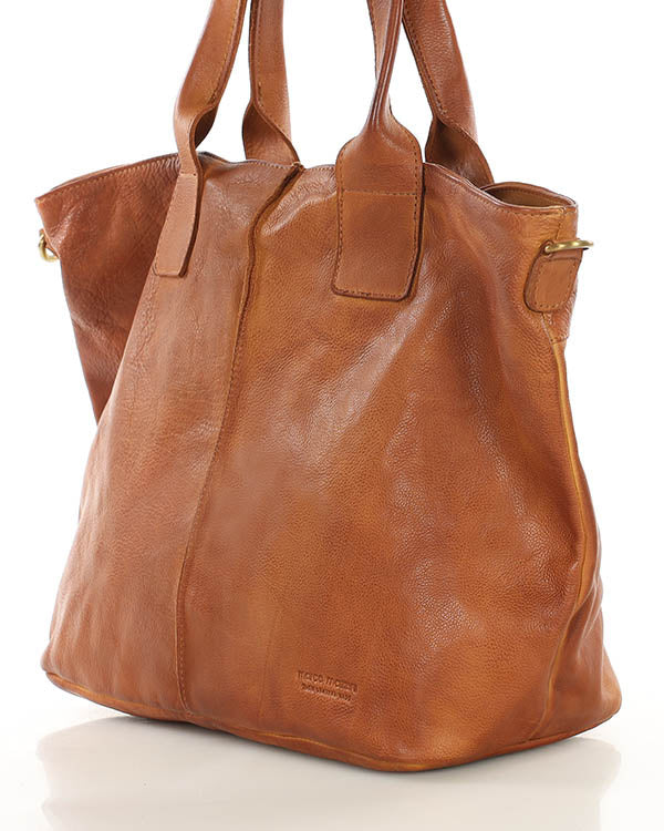 LORETTA™ Großer Tote Shopper Tasche aus Leder mit reißverschluss