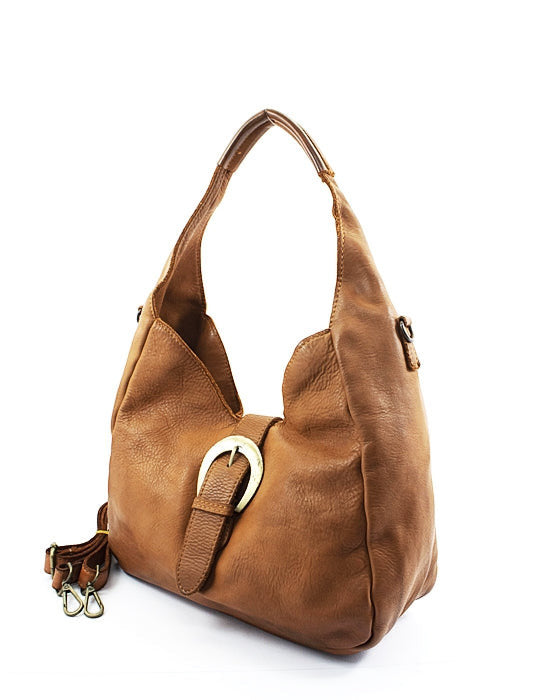 MANTUA● Damen Handtasche - Schultertasche aus italienischem Leder Sacktaschen.com