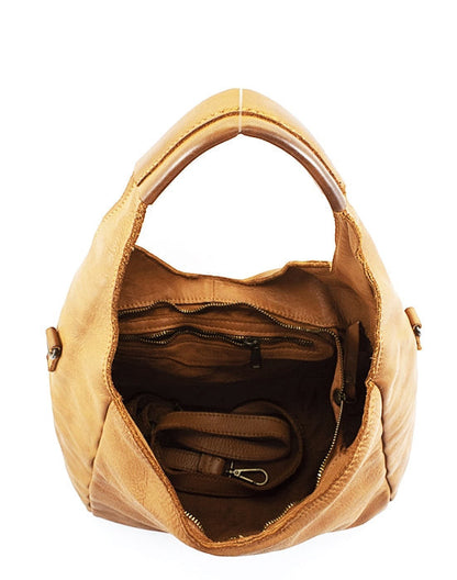MANTUA● Damen Handtasche - Schultertasche aus italienischem Leder Sacktaschen.com