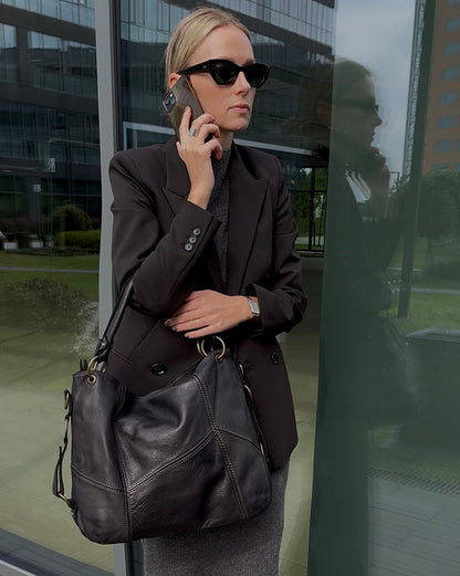 INGUSTI™ Urban Schultertasche aus italienischer Leder