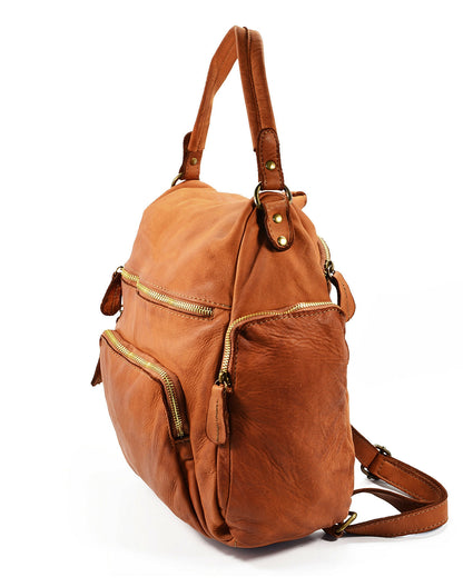 (EXPRESS) URBINO● 2-in-1 leather city backpack vintage for men and women with multiple pockets