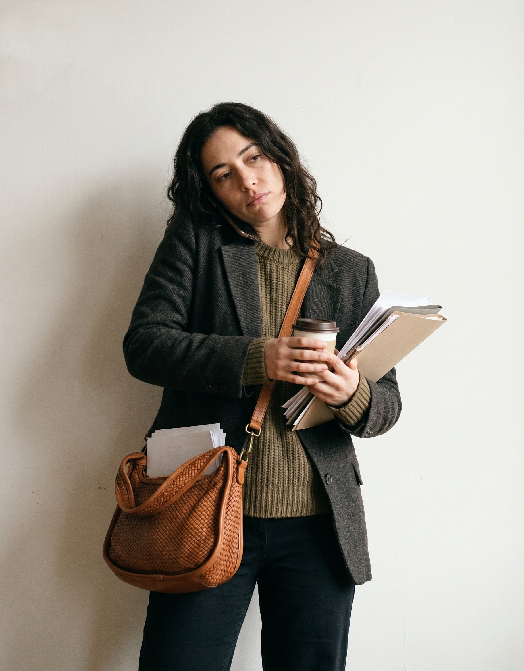 MATTI● Geflochtene Schultertasche Leder Damen – Stilvolle 3-in-1 Flexibilität Sacktaschen.com