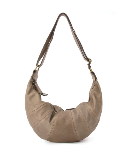 LUNA ● Sac Croissant hobo. Sac Crescent en cuir italien