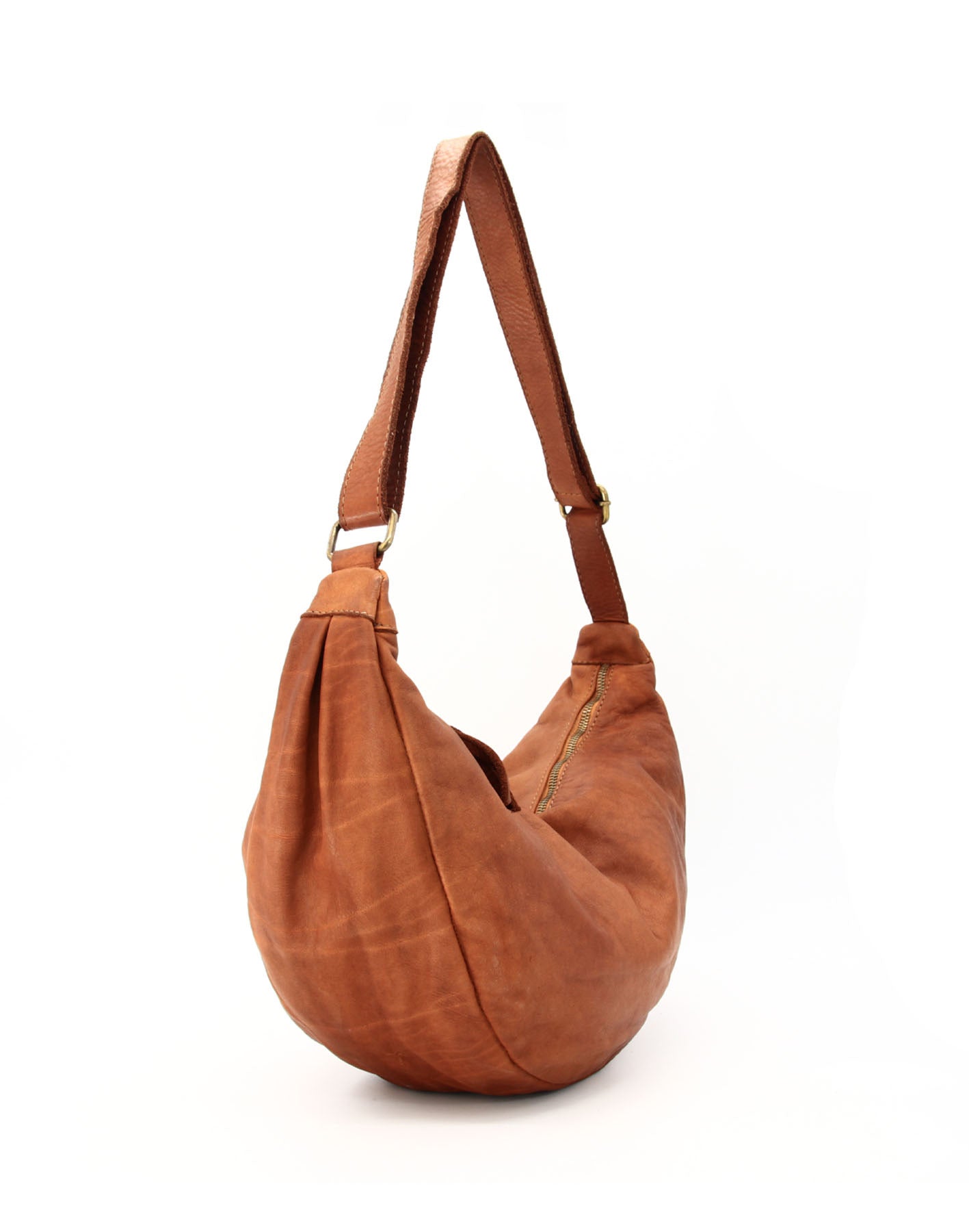 LUNA XL | Large Leather Crescent Bag for Women