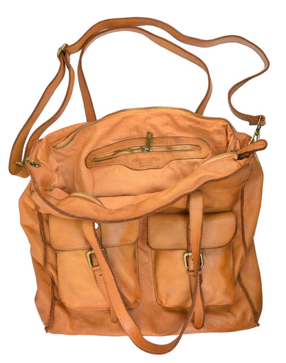 MARANELLO ● Leder Shopper Damen | Exklusive Tote Bag & Schultertasche 2in1 Sacktaschen.com