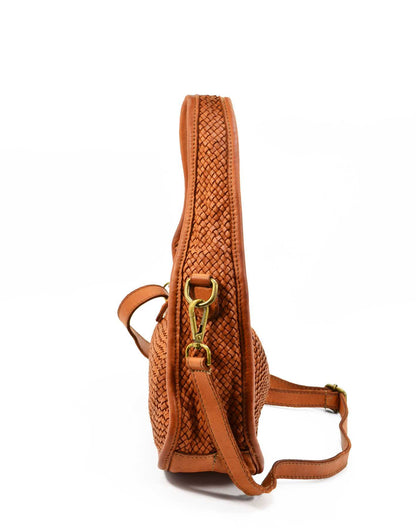 MATTI● Geflochtene Schultertasche Leder Damen – Stilvolle 3-in-1 Flexibilität Sacktaschen.com