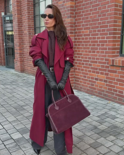 BOLLATE WILD™ Suede Bowling bag Handbag for Women, made of Italian suede