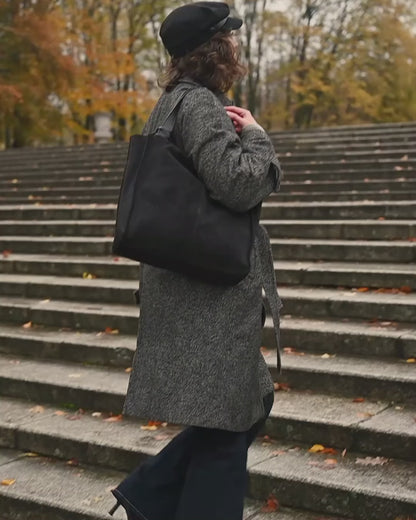 SOHO WILD™ Classic Shopper Bag in Italian Suede