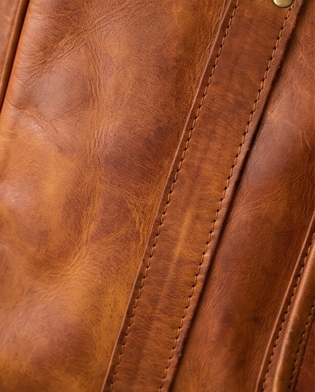 TRAVELLER MAX Gran bolsa de viaje XL hecha a mano de cuero natural