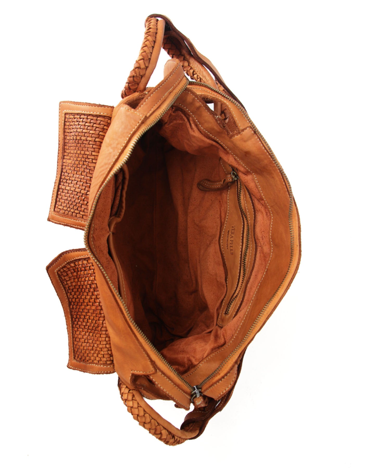 FESCO● Mittelgroß Schultertasche Leder für Damen – Handgefertigte Umhängetasche aus Italien Sacktaschen.com