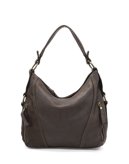 braun LADOORA● Elegante Leder-Umhängetasche: Italienische Handwerkskunst aus der Toskana Sacktaschen.com