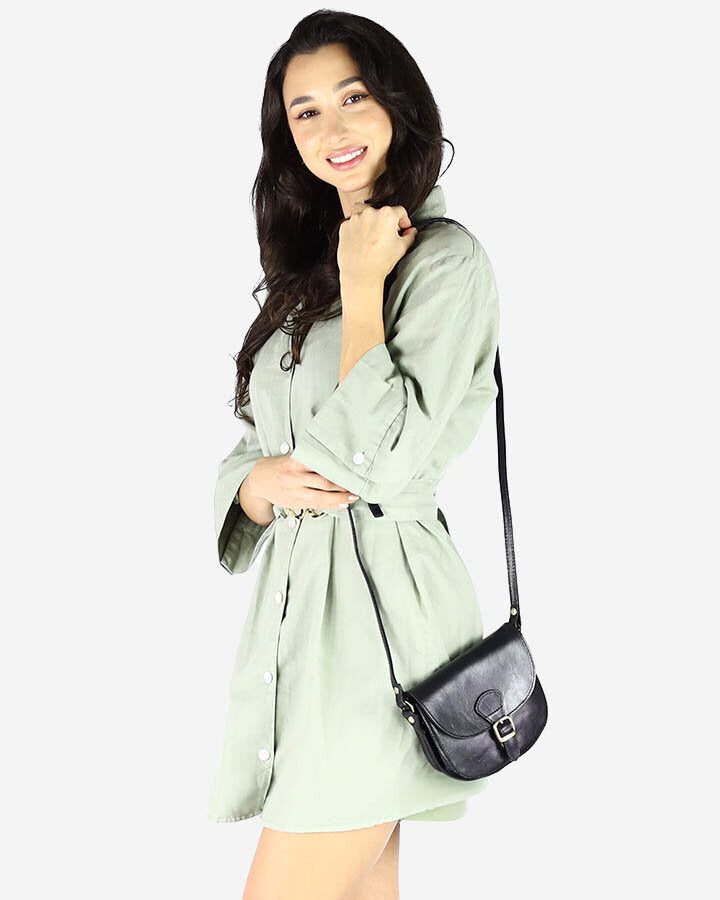 CIARA Kleine Damen Leder Umhängetasche Crossbody Sacktaschen.com