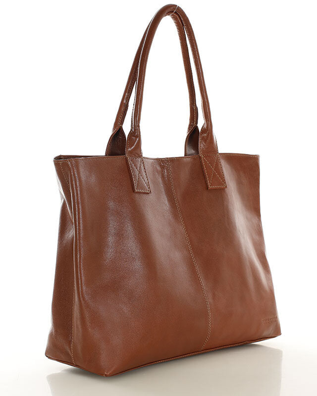 TOTE BUSINESS II. Elegante Leder Businesstasche Henkeltasche mit hohen Griffen