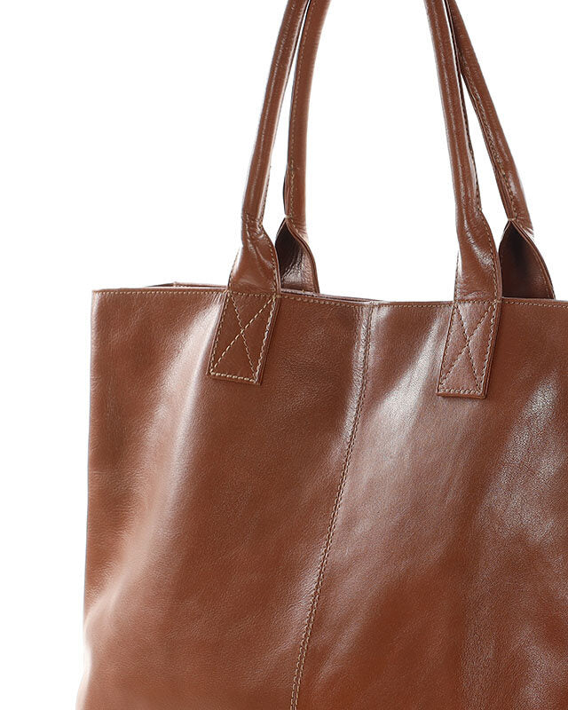 TOTE BUSINESS II. Elegante Leder Businesstasche Henkeltasche mit hohen Griffen