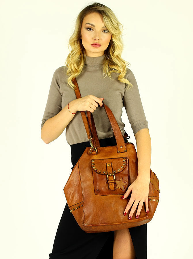 Italian 2024 Leather Boho Tote