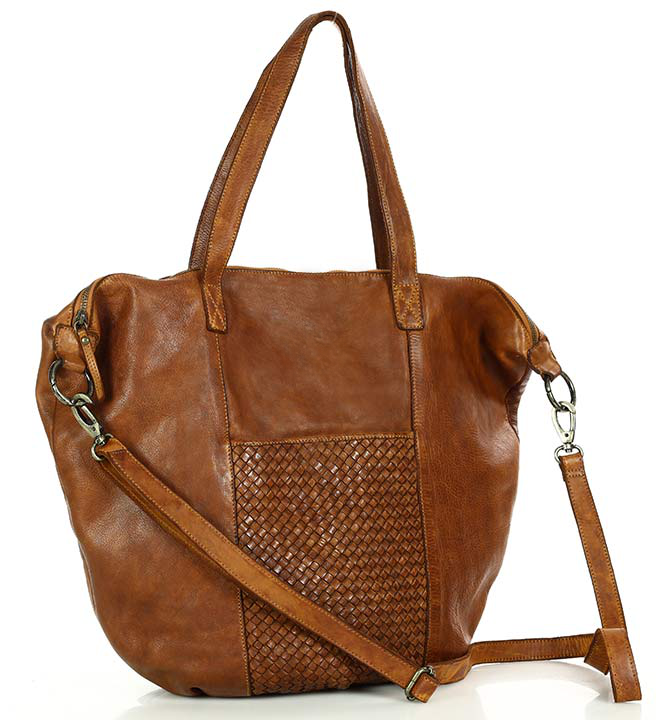 YOTTI™ Large Leather Crossbody Shoulder Bag with Zipper